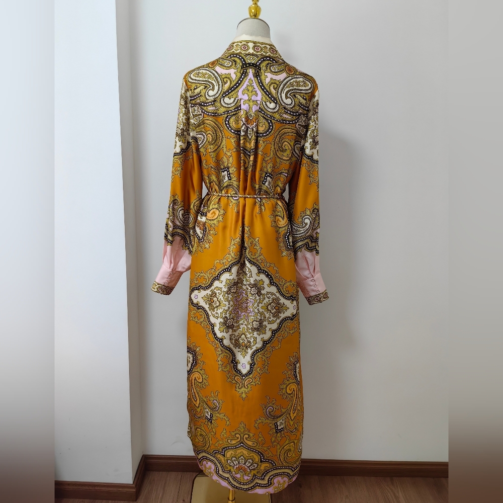 Alemais Clemenza Silk Shirtdress - Mult - Picture 11 of 16
